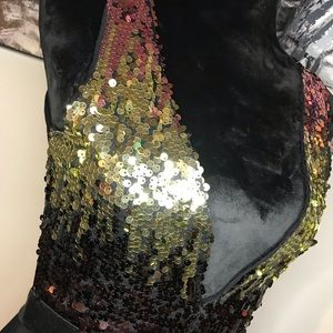 Sequin Sheer BodySuit- Never Worn